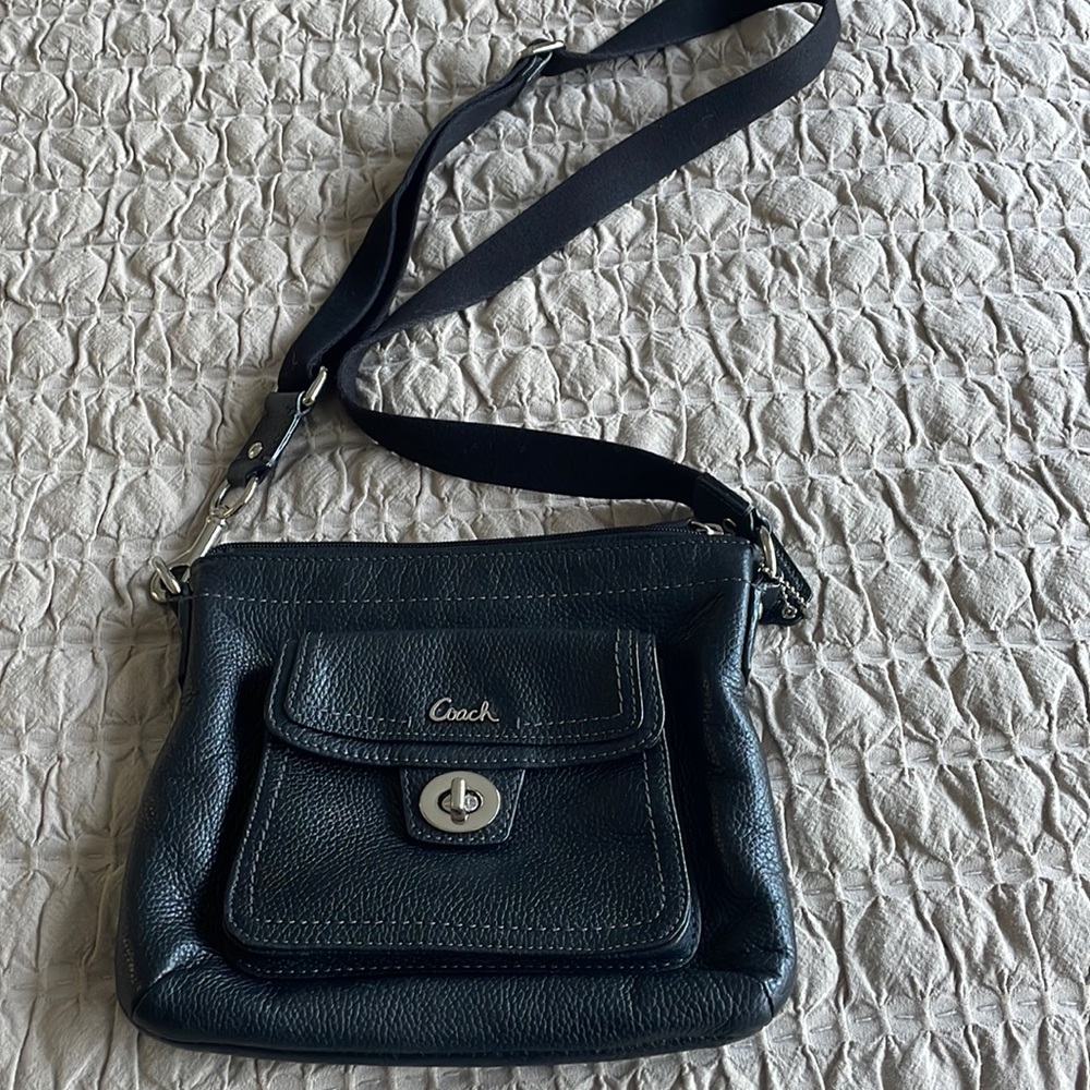 Coach leather crossbody bag